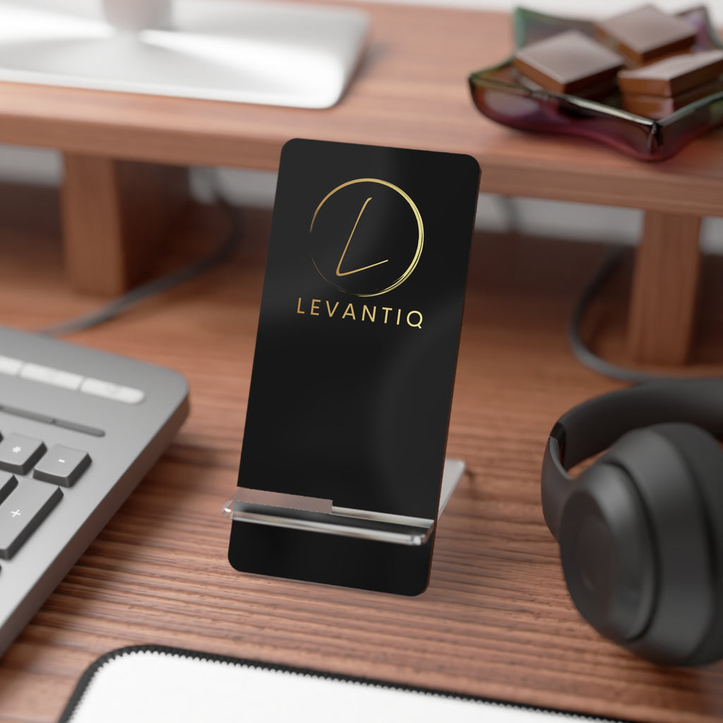 Acrylic Smartphone Stand — LevantiQ Gold Logo Phone Holder