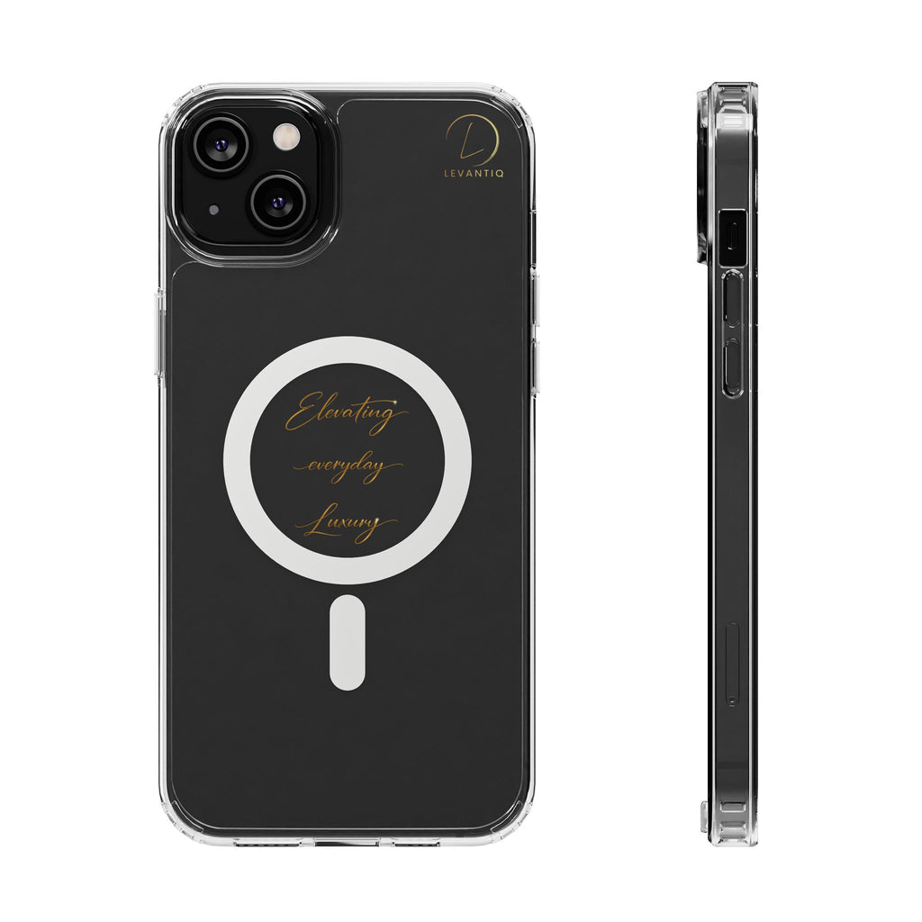 Clear Magnetic Phone Case — Elegant ‘Elevating Everyday Living’ Design, Impact-Resistant