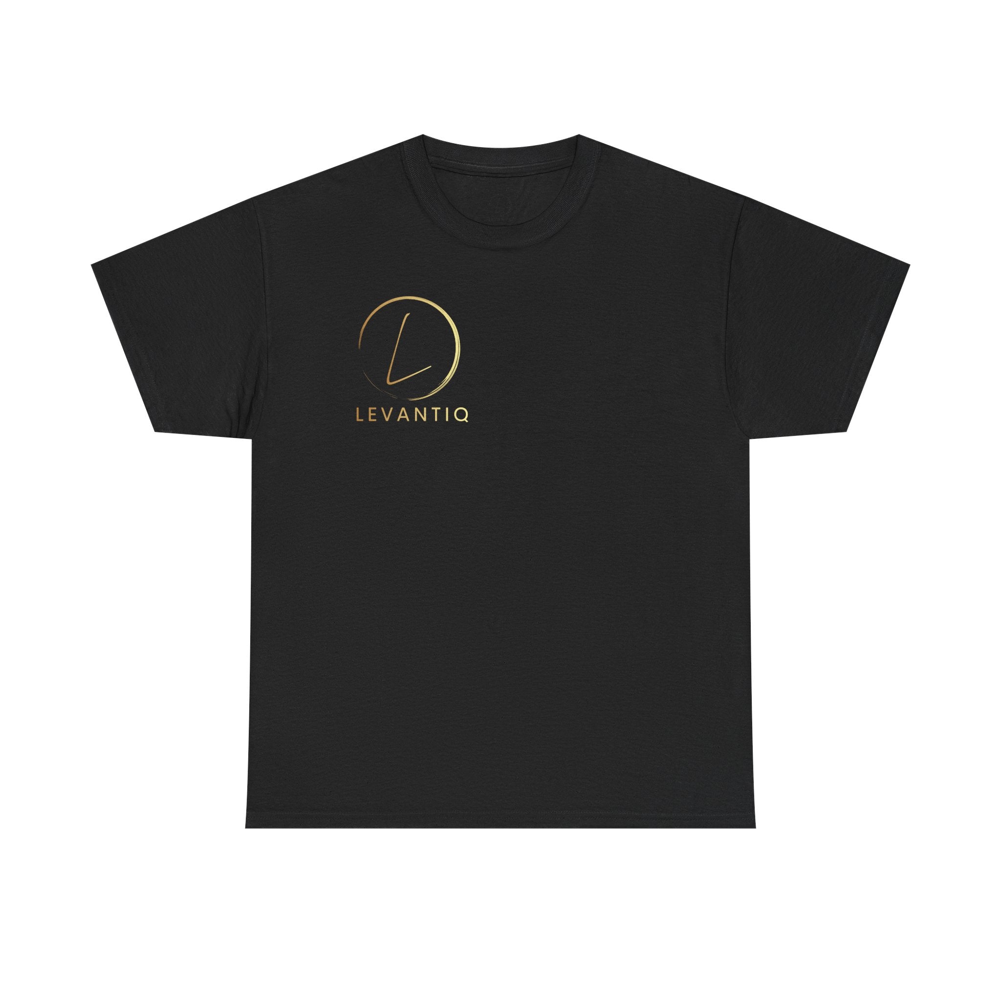 T-shirt luxe quotidien — T-shirt unisexe en coton épais avec logo minimaliste