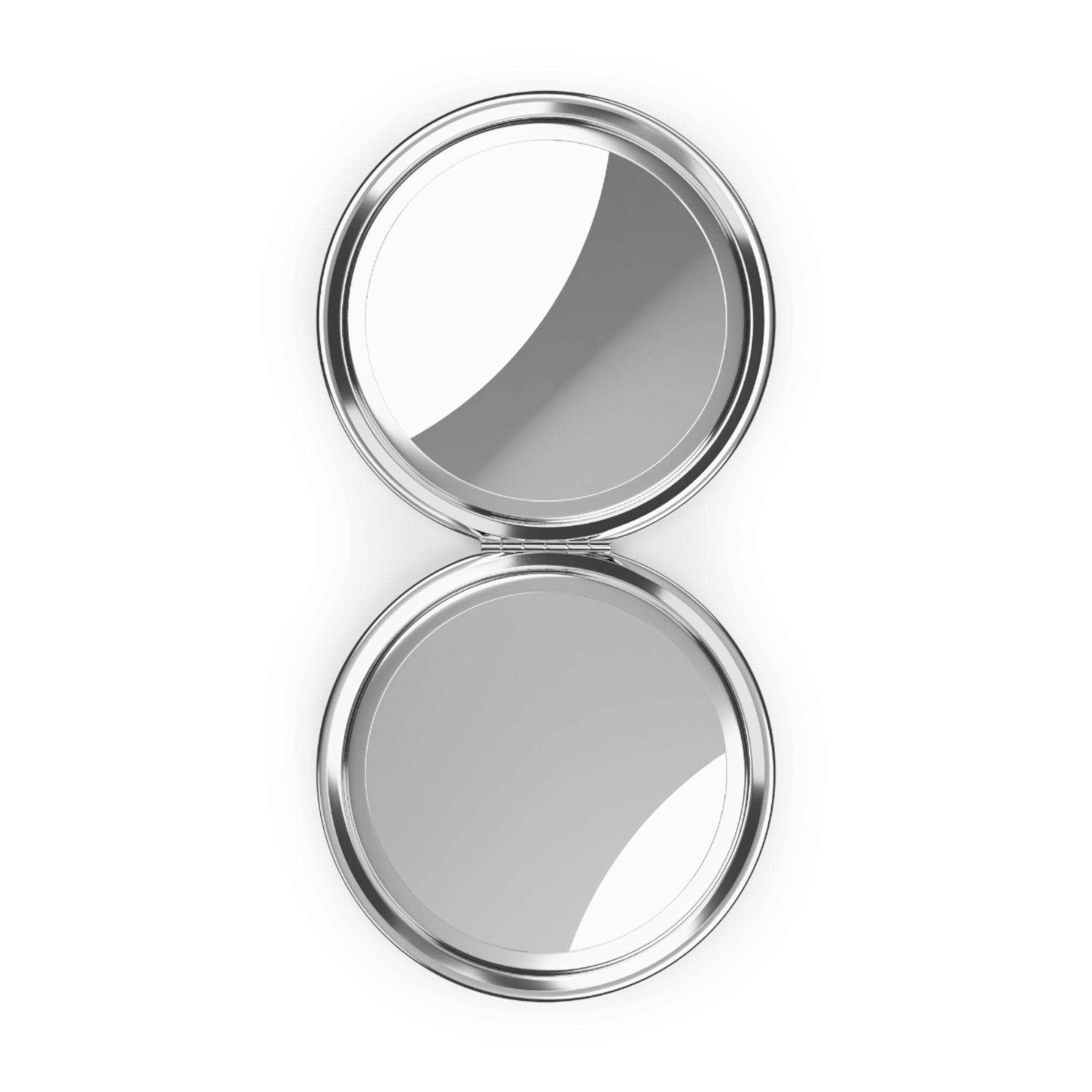 Monogram LevantiQ Compact Travel Mirror — Sleek Gold Initial Pocket Mirror