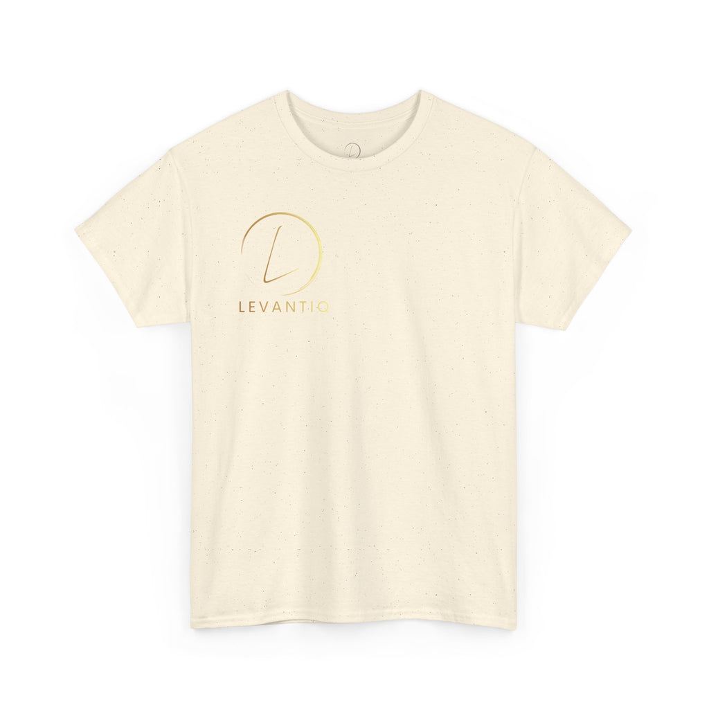 T-shirt luxe quotidien — T-shirt unisexe en coton épais avec logo minimaliste