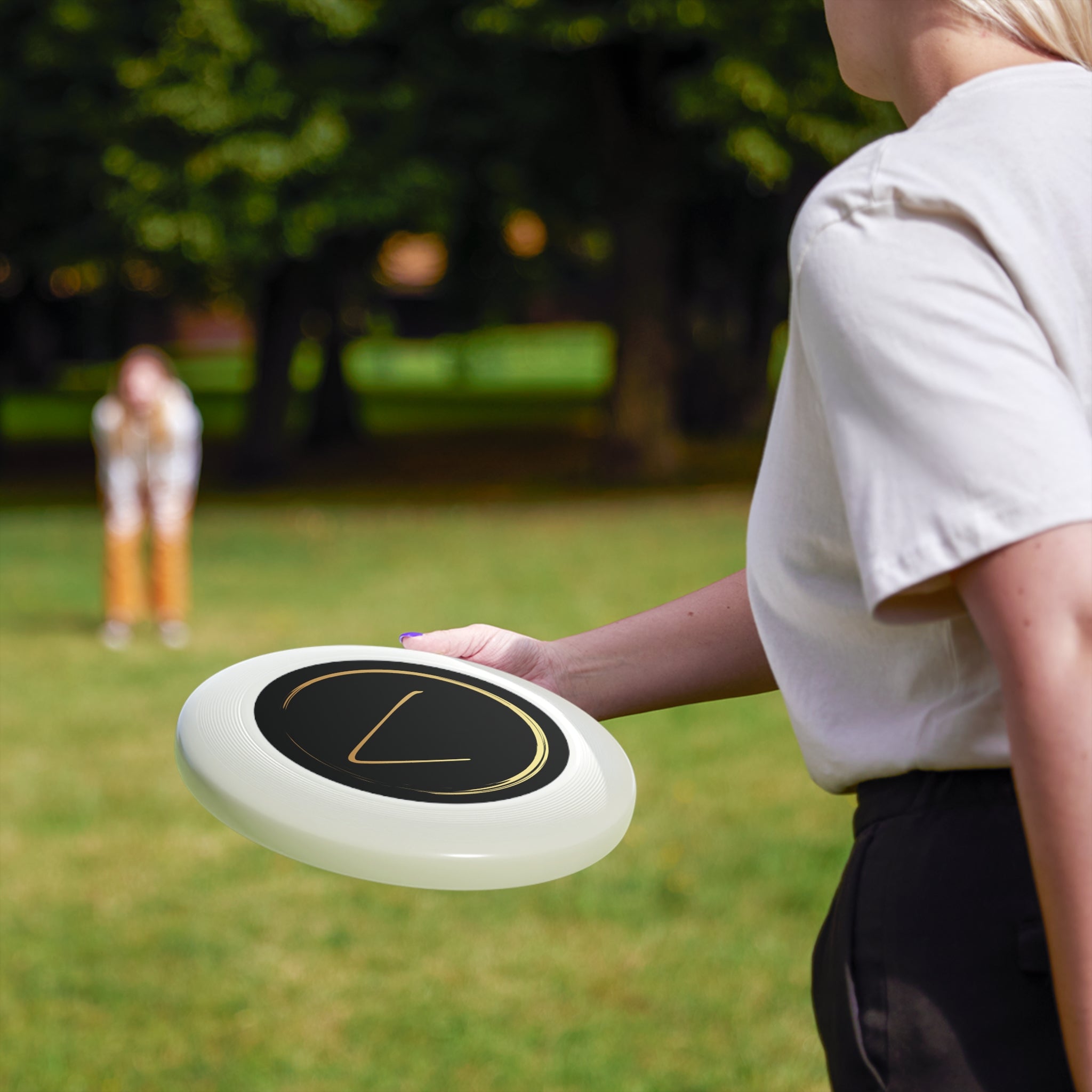 Gold Circle LevantiQ Frisbee — Lightweight Outdoor Flying Disc for Park Games & Beach Fun