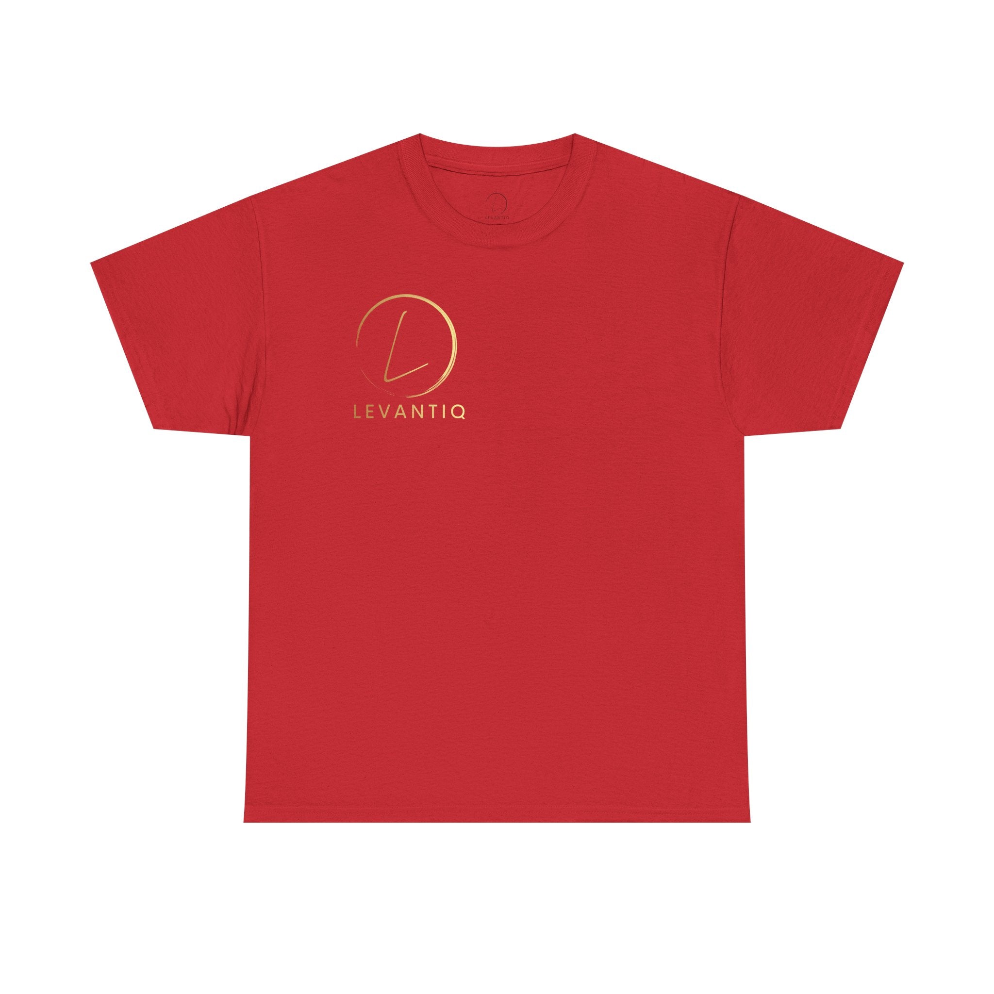 T-shirt luxe quotidien — T-shirt unisexe en coton épais avec logo minimaliste