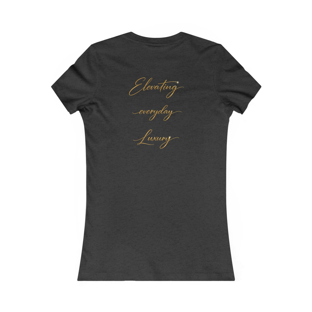 Levantiq Women's Logo Tee — 'Elevating Everyday Luxury' Slim Fit Shirt
