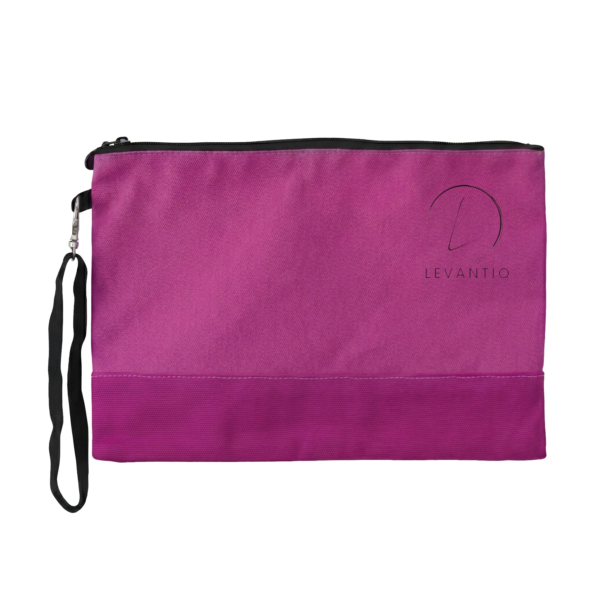 Thermochromic Cosmetic Bag — Color-Changing Makeup Pouch with Wrist Strap