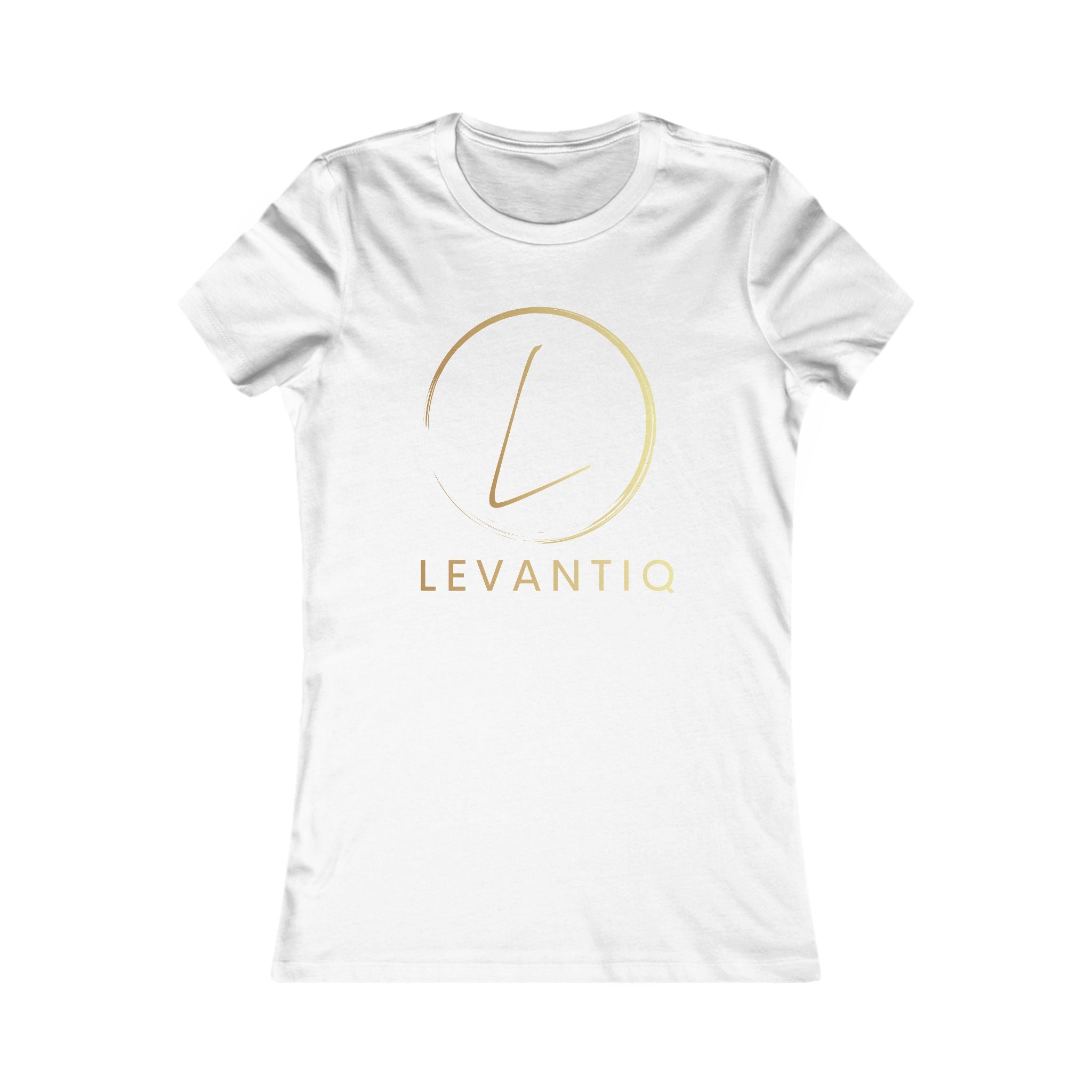 Levantiq Women's Logo Tee — 'Elevating Everyday Luxury' Slim Fit Shirt