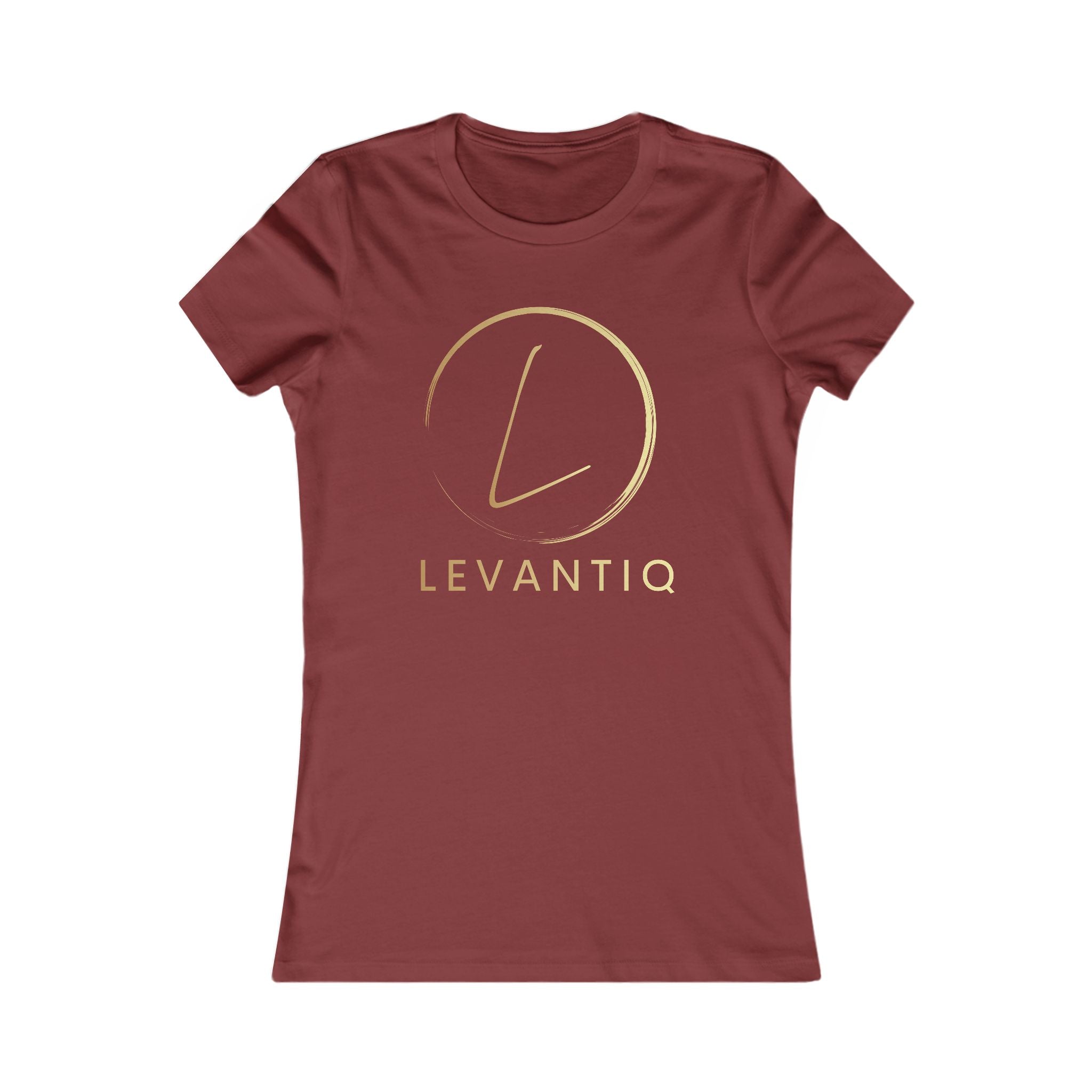 Levantiq Women's Logo Tee — 'Elevating Everyday Luxury' Slim Fit Shirt