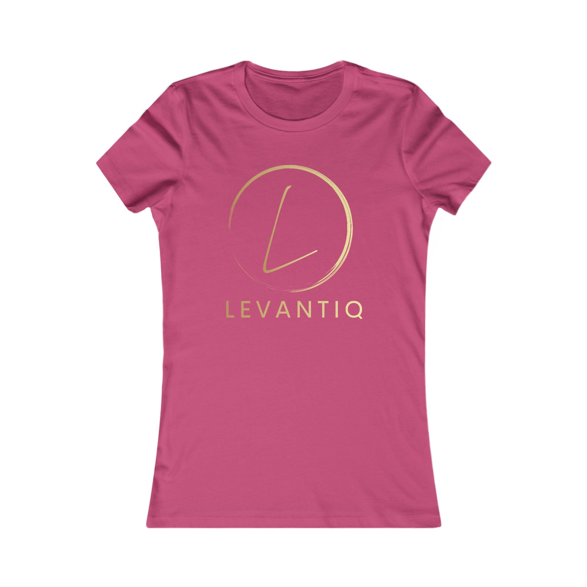 Levantiq Women's Logo Tee — 'Elevating Everyday Luxury' Slim Fit Shirt
