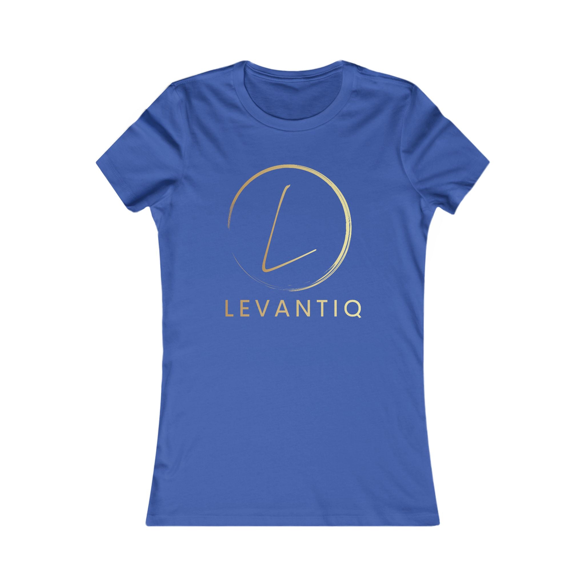 Levantiq Women's Logo Tee — 'Elevating Everyday Luxury' Slim Fit Shirt