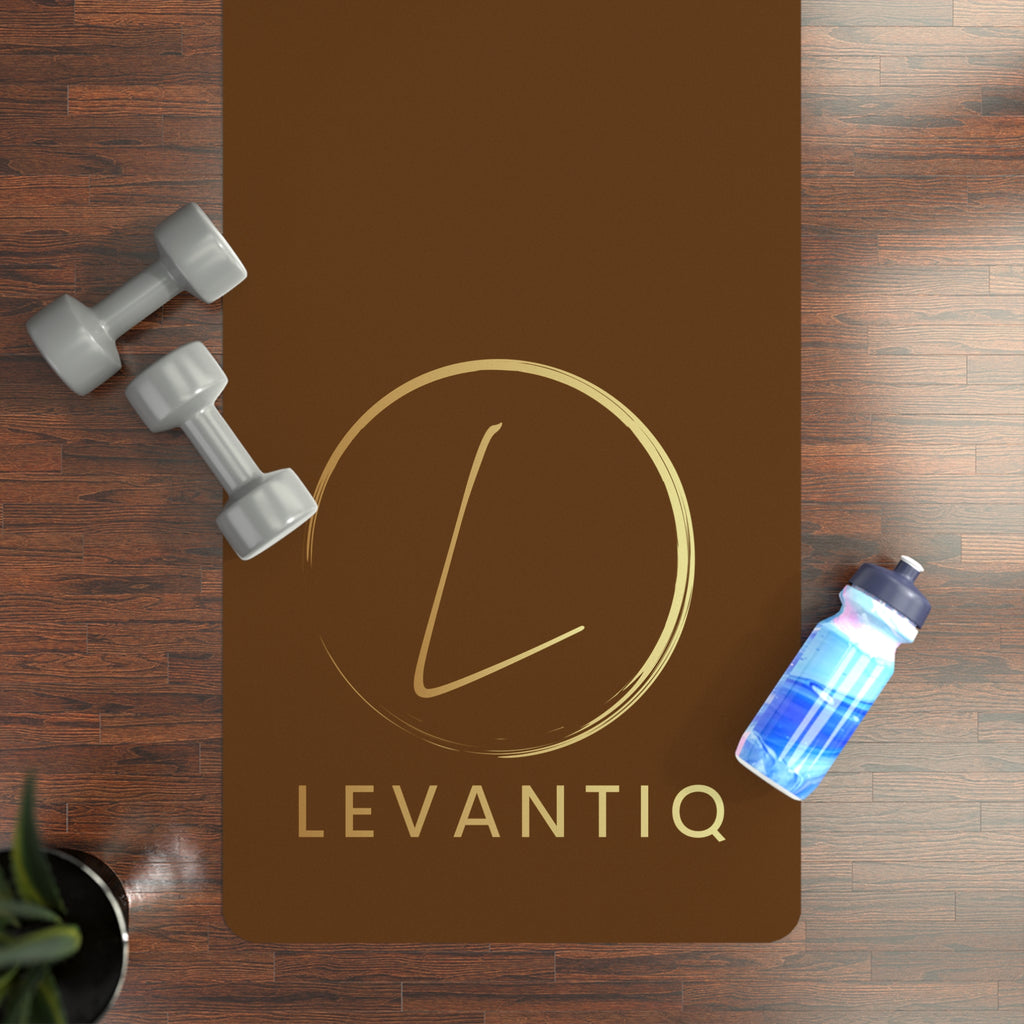 Luxury Brown Rubber Yoga Mat — "Elevating Everyday Luxury"