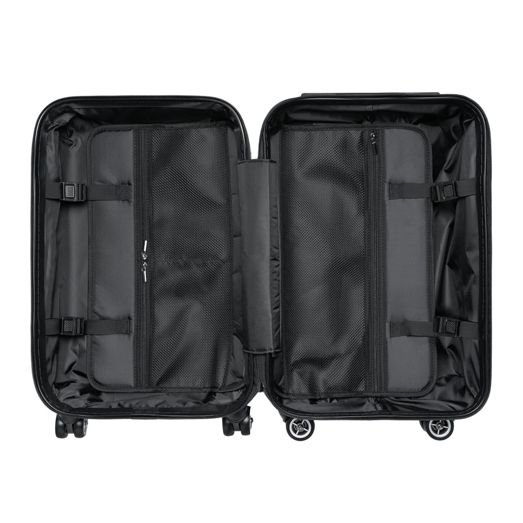 Carry-On Suitcase – Sleek Black Hardshell Travel Luggage