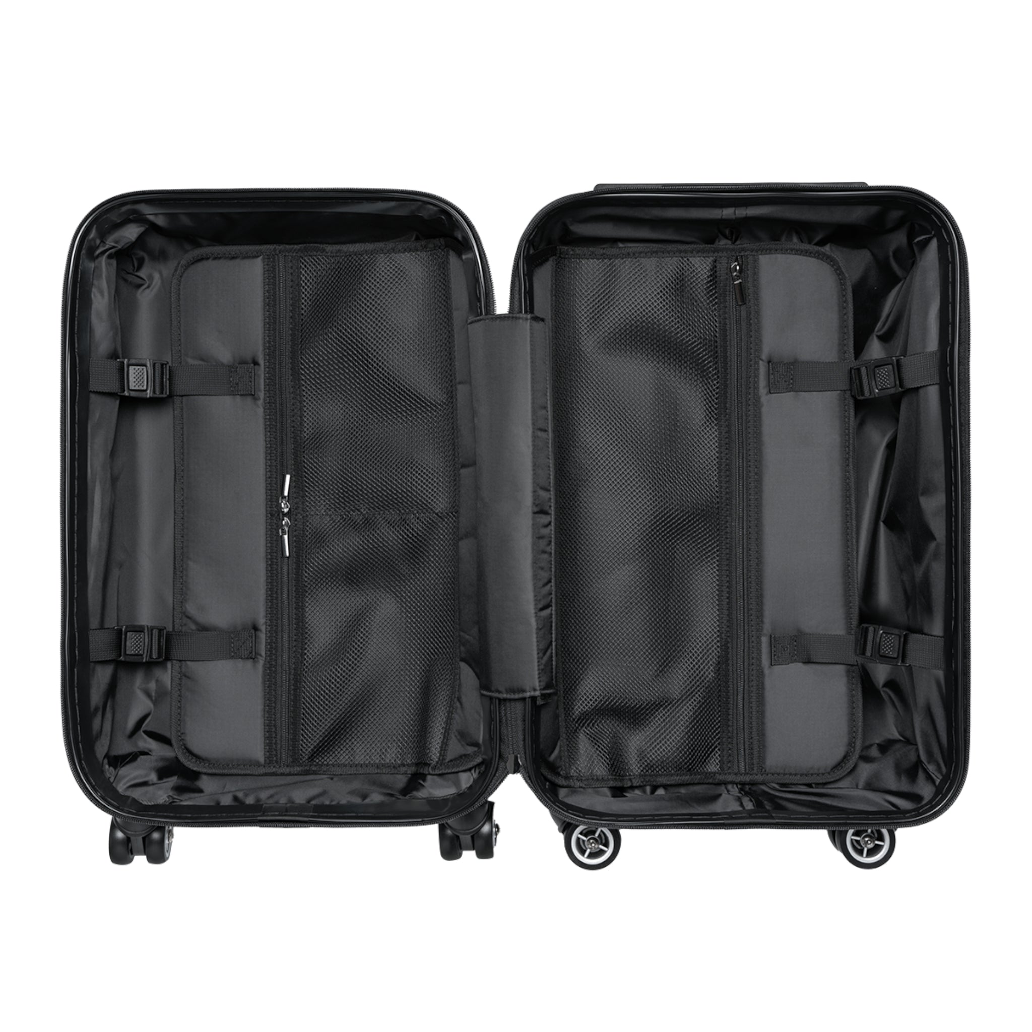 Carry-On Suitcase – Sleek Black Hardshell Travel Luggage