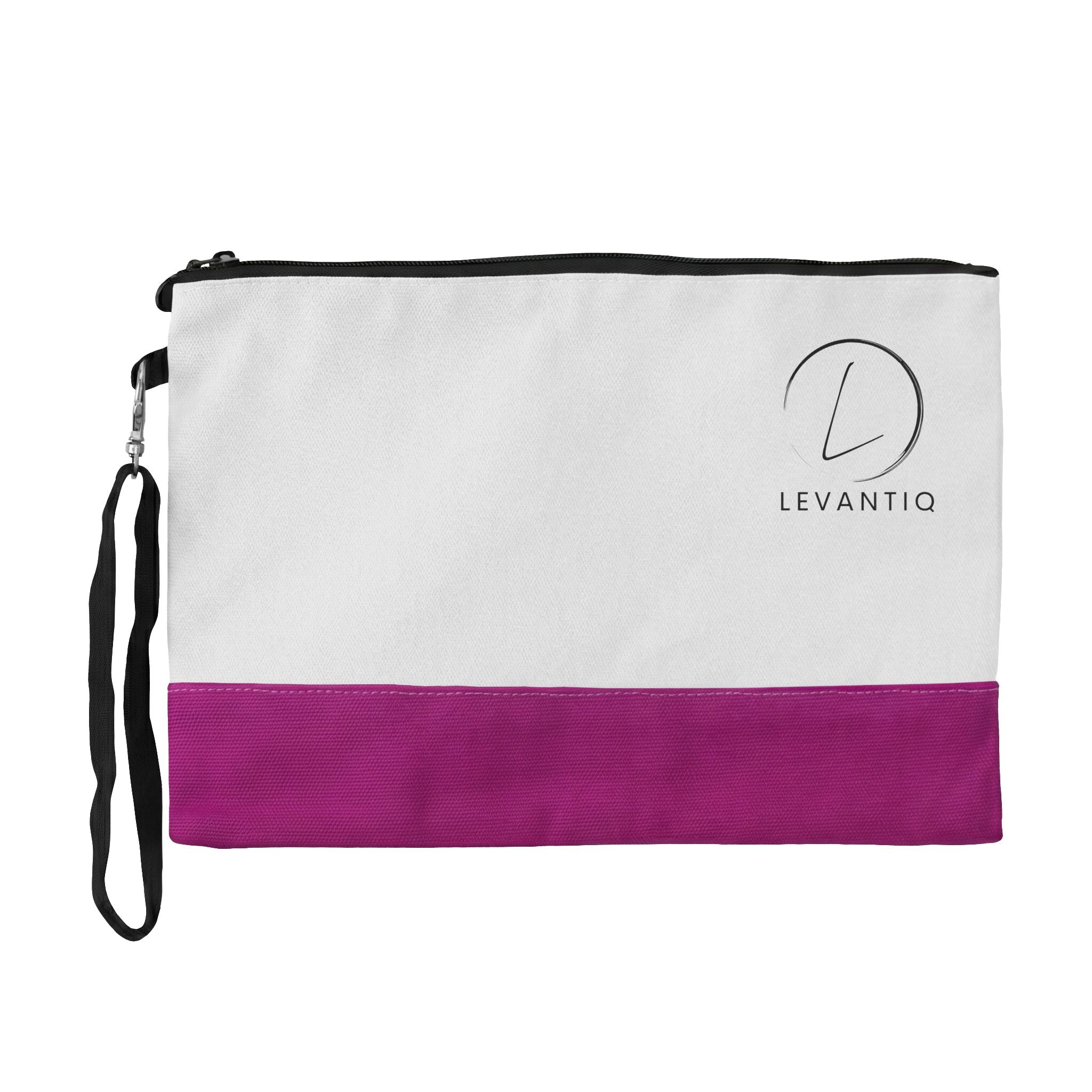 Thermochromic Cosmetic Bag — Color-Changing Makeup Pouch with Wrist Strap