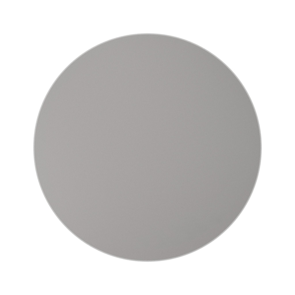 Monogram LevantiQ Round Rug — Brown & Gold Circular Accent Floor Mat