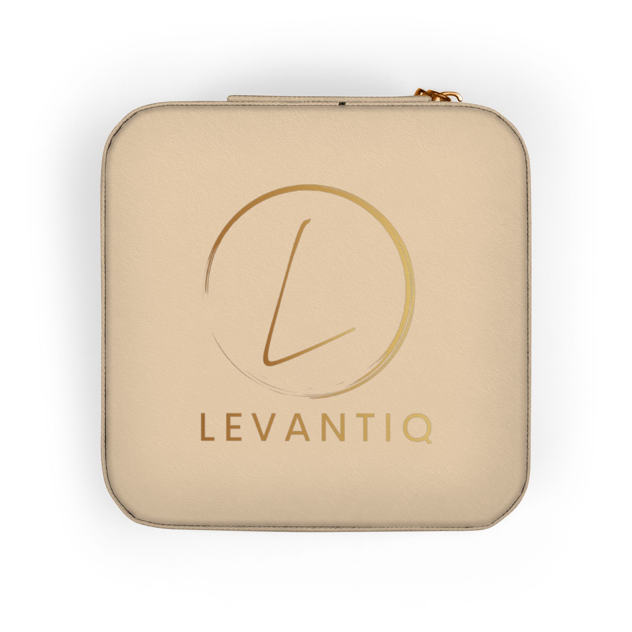 Compact Pink Jewelry Travel Case — Portable Ring & Earring Organizer with Compartments