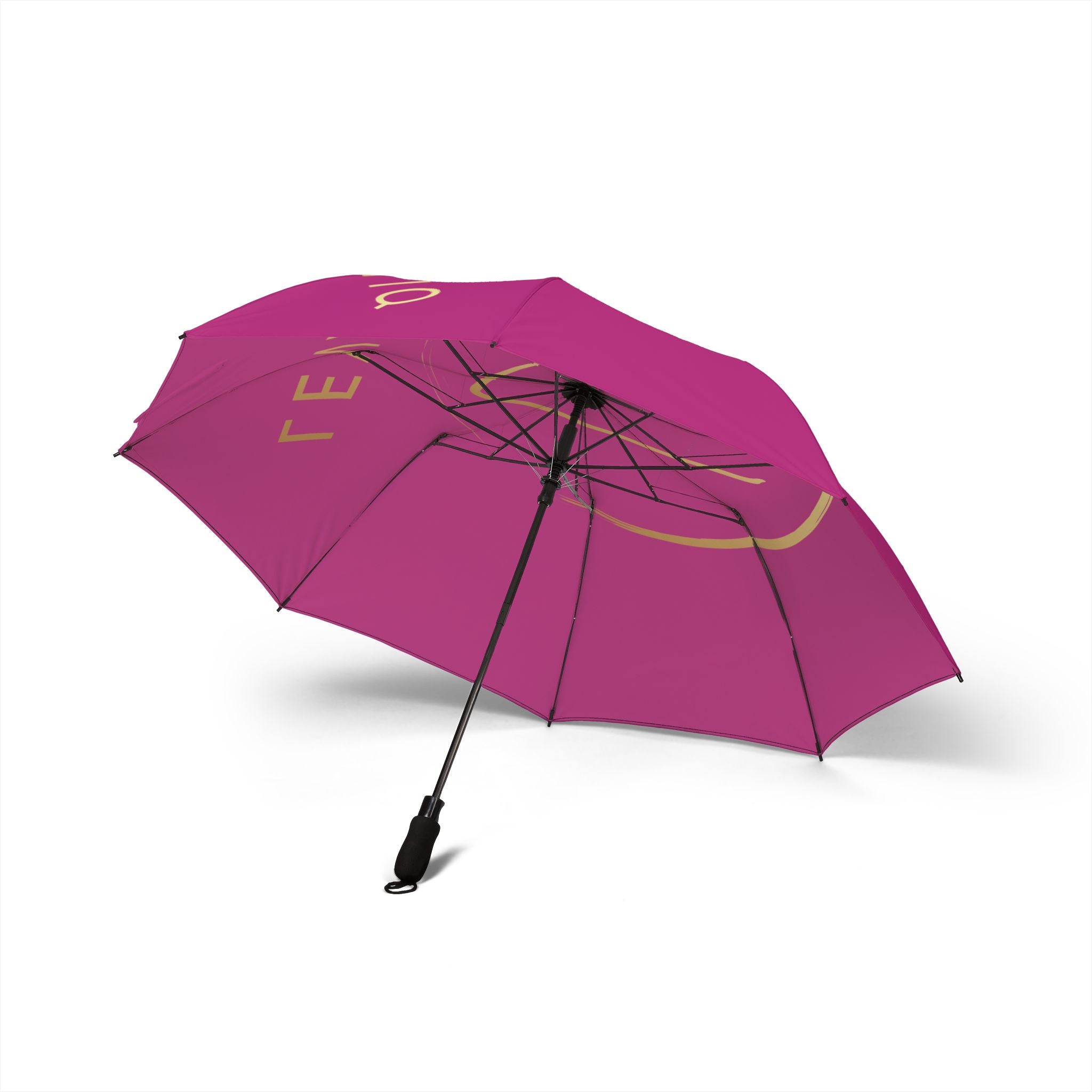 Foldable Umbrella — Magenta 'Vanto' Semi-Automatic Compact Rain Umbrella