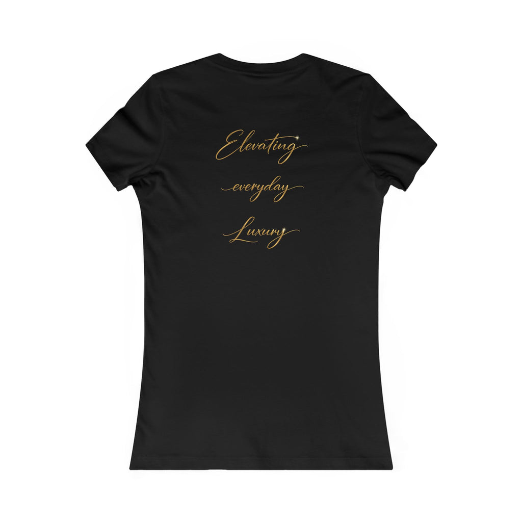 Levantiq Women's Logo Tee — 'Elevating Everyday Luxury' Slim Fit Shirt