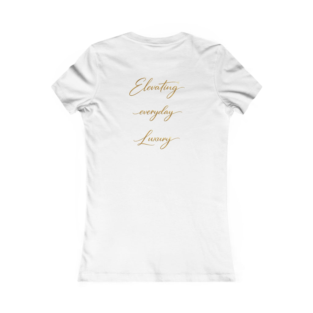 Levantiq Women's Logo Tee — 'Elevating Everyday Luxury' Slim Fit Shirt