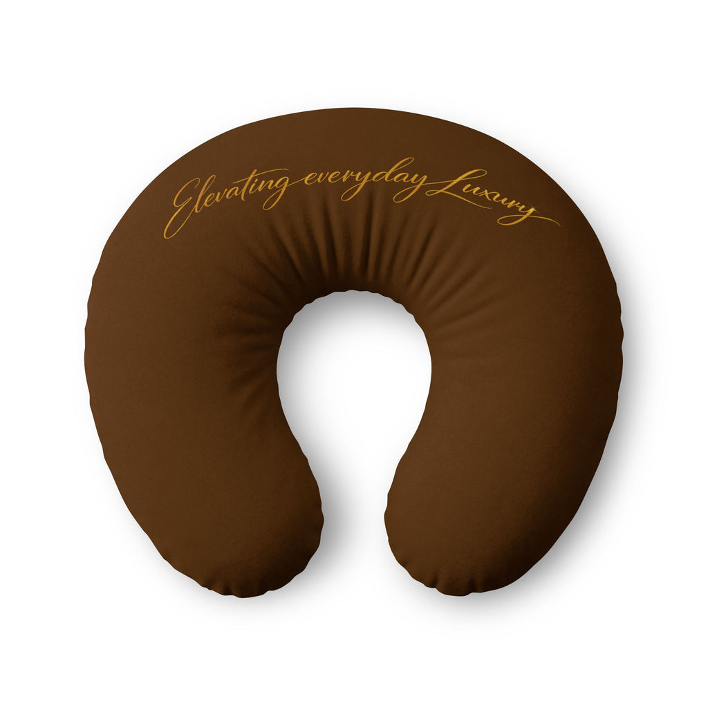 Nursing Pillow Cover - Chocolate Brown 'Elevating Everyday Luxury' Accent