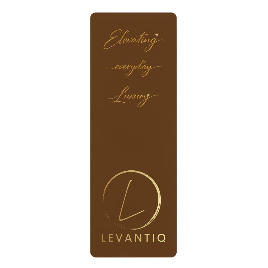 Luxury Brown Rubber Yoga Mat — "Elevating Everyday Luxury"