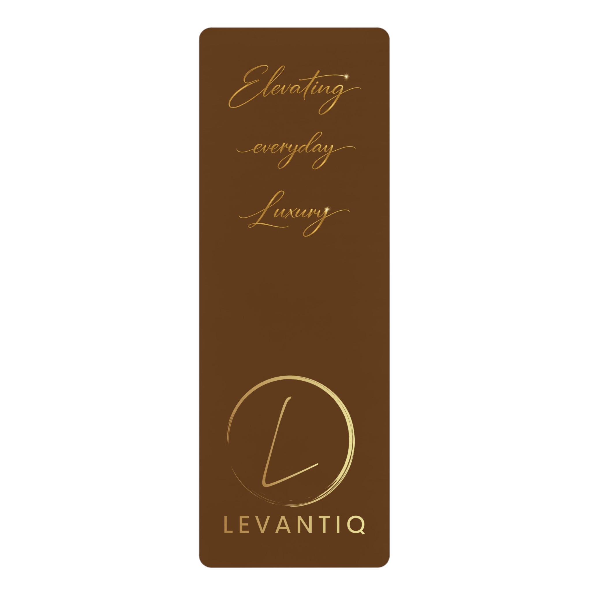 Luxury Brown Rubber Yoga Mat — "Elevating Everyday Luxury"