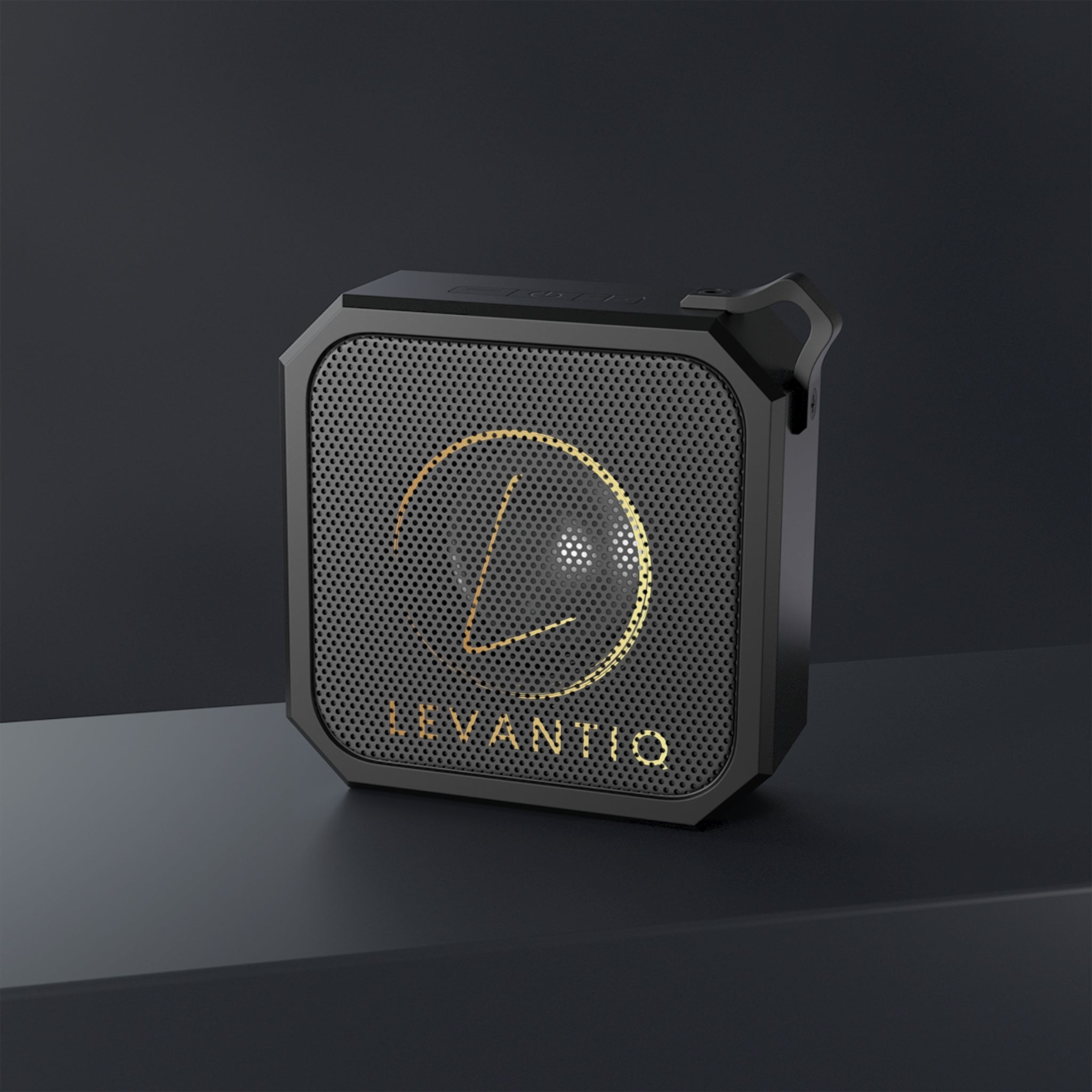 Portable Blackwater Bluetooth - Enceinte d'extérieur robuste et étanche avec logo Levantiq