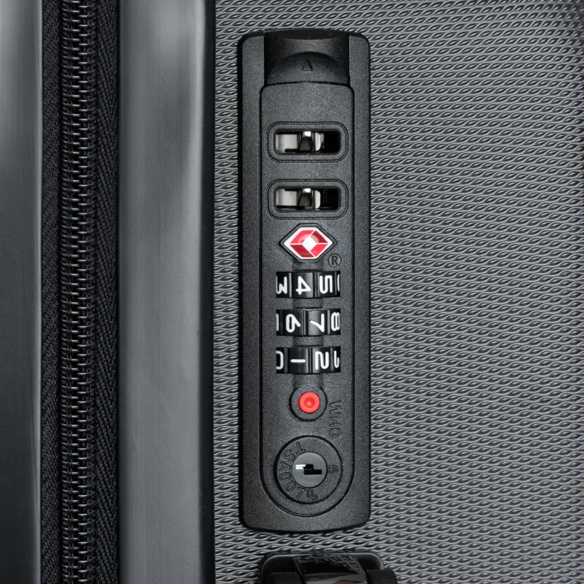 Carry-On Suitcase – Sleek Black Hardshell Travel Luggage