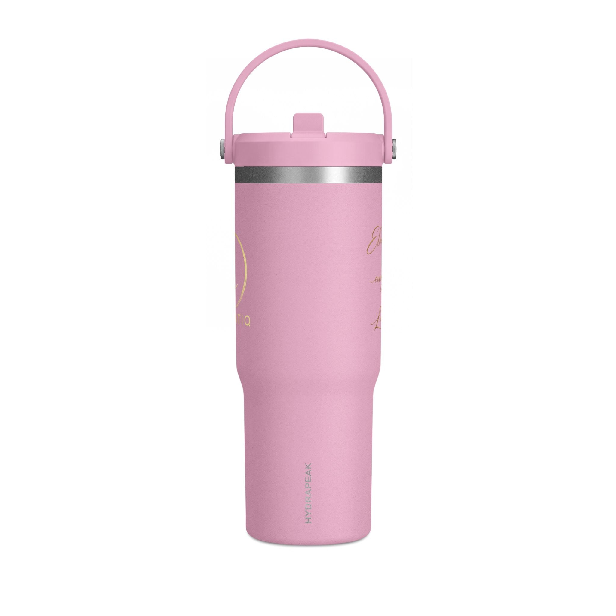 Gobelet isotherme Nomad 946 ml — Bouteille de voyage noire mate avec logo LevantiQ doré