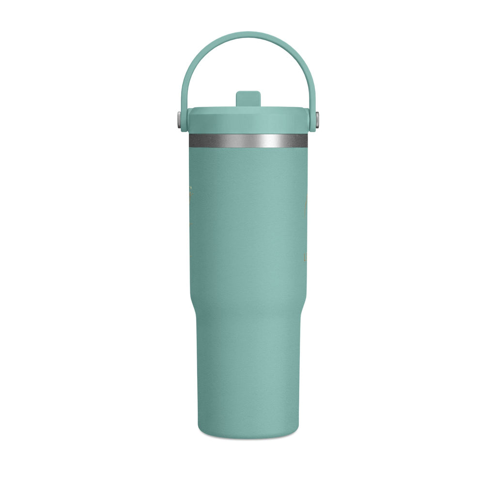 Gobelet isotherme Nomad 946 ml — Bouteille de voyage noire mate avec logo LevantiQ doré
