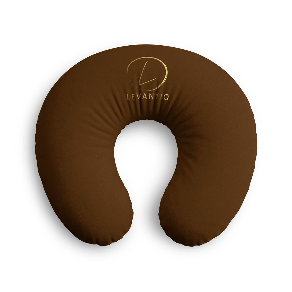 Nursing Pillow Cover - Chocolate Brown 'Elevating Everyday Luxury' Accent