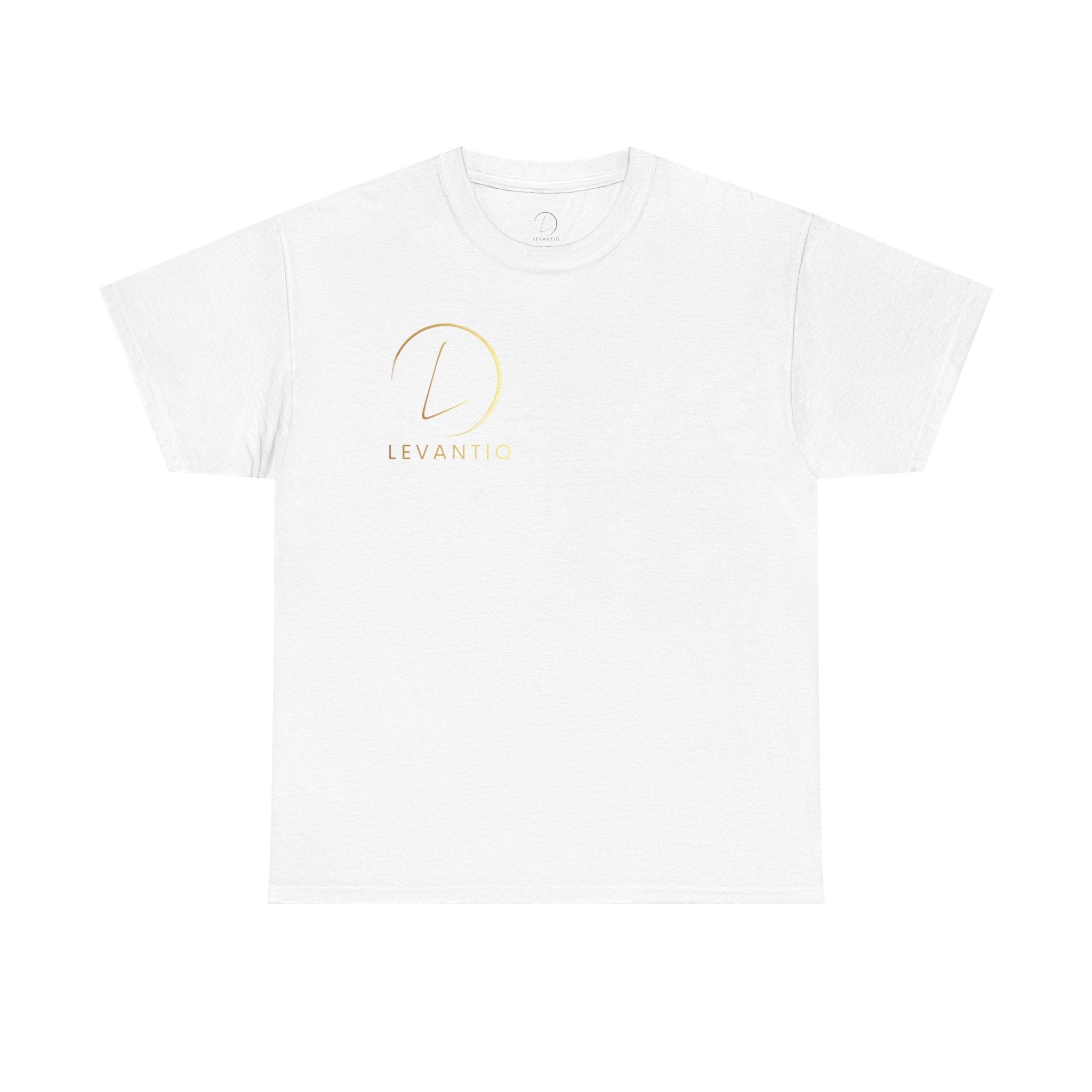 T-shirt luxe quotidien — T-shirt unisexe en coton épais avec logo minimaliste