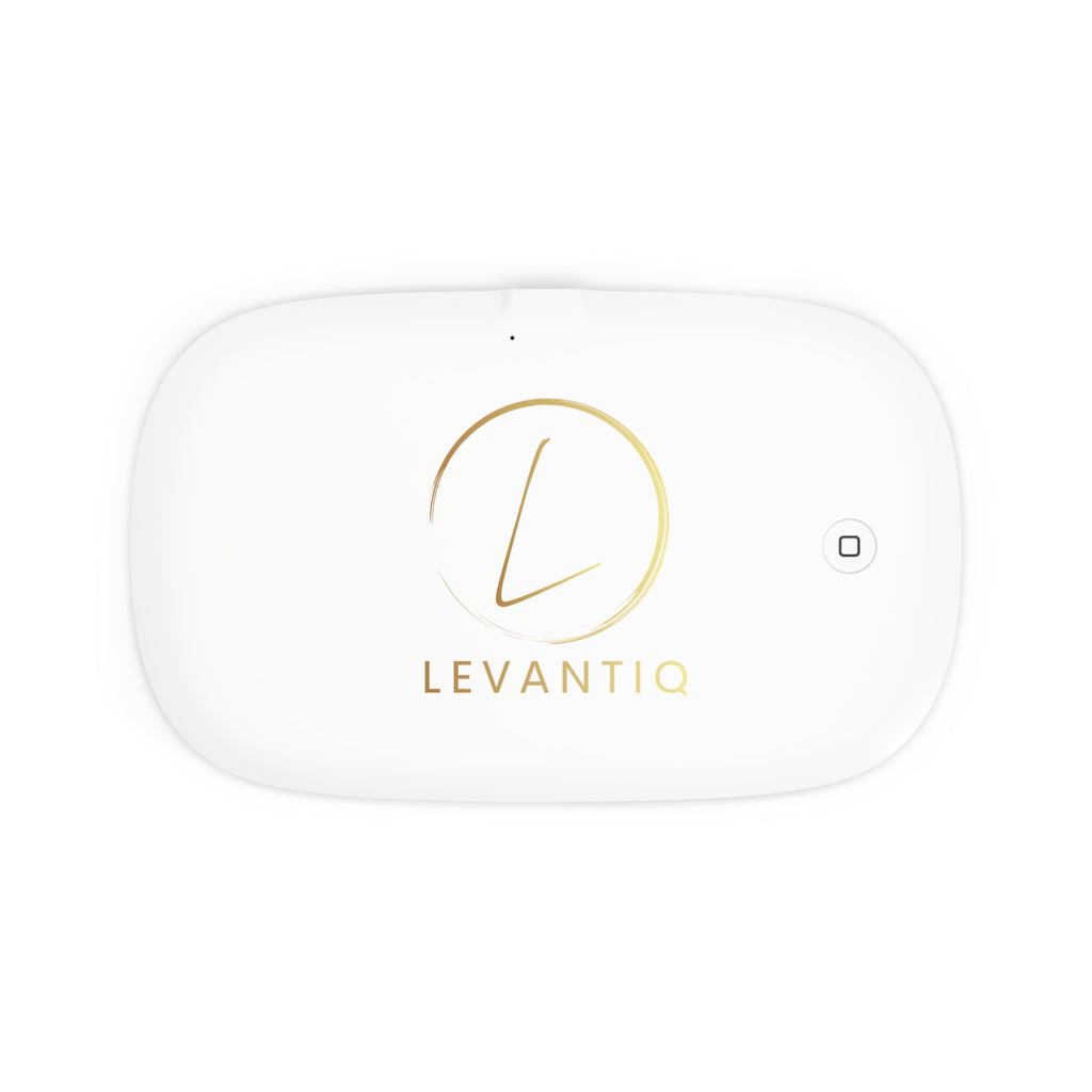 UV Phone Sanitizer & Wireless Charging Pad — 2-in-1 Sterilizer with Fast Qi Charging (LevantiQ Logo)